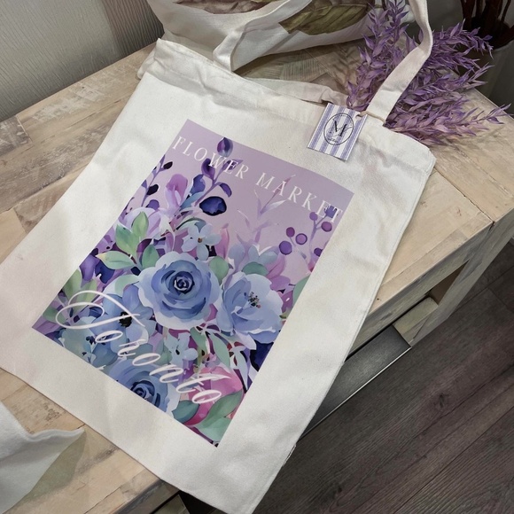 Toronto Flower Market Tote Bag - Picture 2 of 4